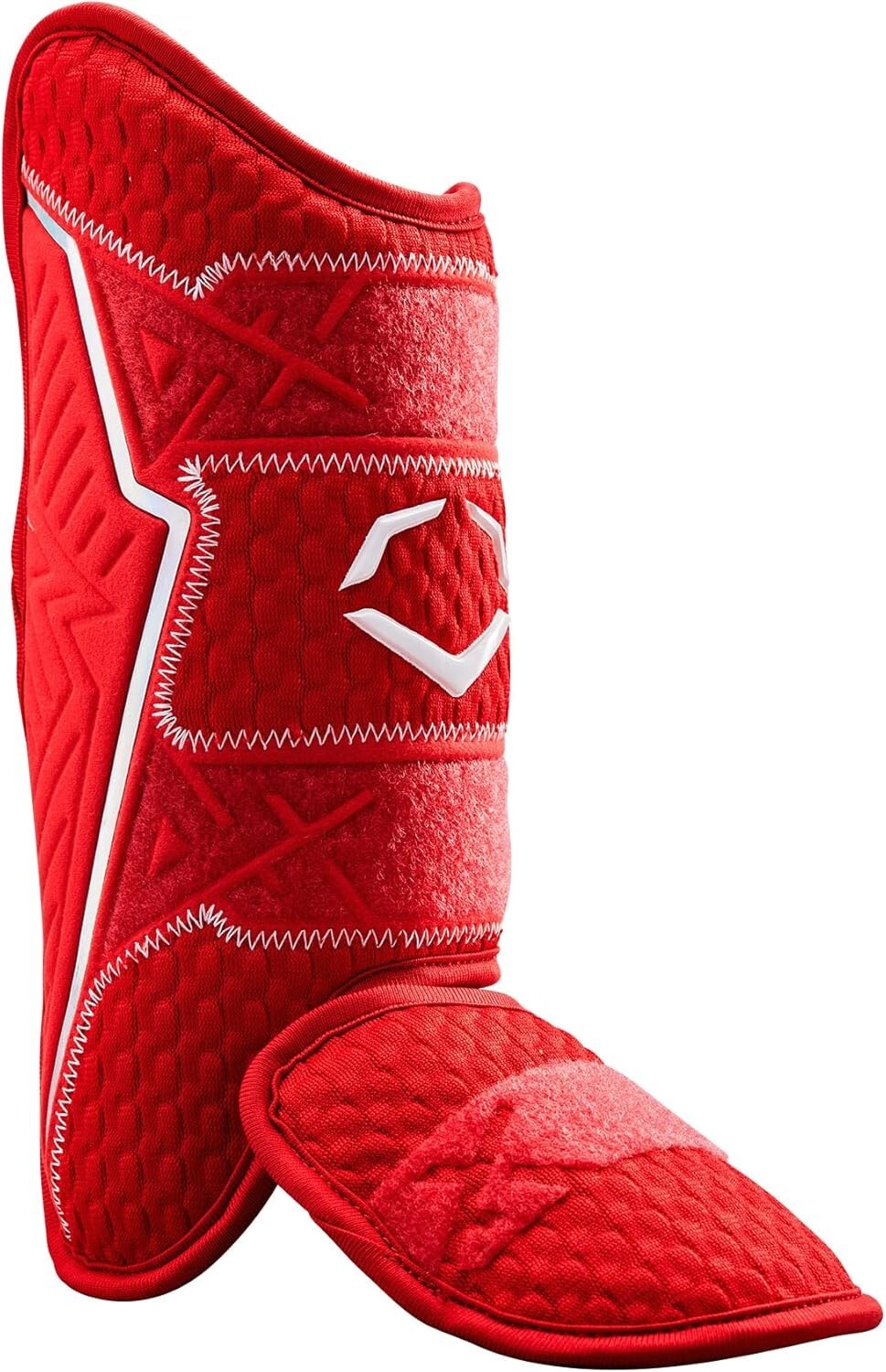 Custom Fit Pro-SRZ 2.0 Batter's Leg Guard in Scarlet for Right Handed Players