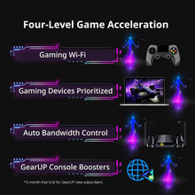 Load image into Gallery viewer, Powerful Wi-Fi 6 Router with 2.5 Gbps Connectivity for Lag-Free Gaming