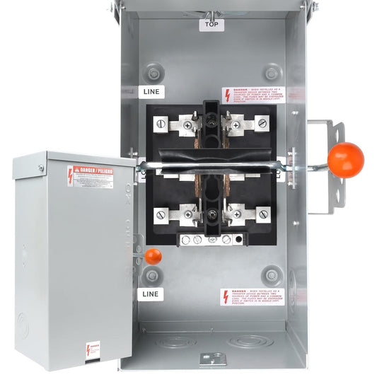 Heavy-Duty Generator Transfer Switch - 240V Double-Throw with Strong Stability