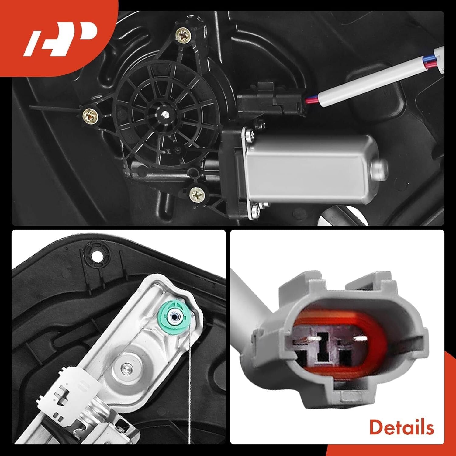 Power Window Regulator with Motor for Hyundai Elantra 2011-2016 - Front Left