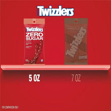 Load image into Gallery viewer, Kosher Zero Sugar Twists - 12 Bags of Strawberry Licorice Style Candy, 5oz Each
