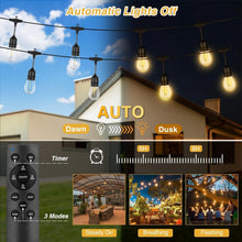 Load image into Gallery viewer, Remote Control Solar String Lights 100FT - 30+2 Shatterproof Bulbs for Parties
