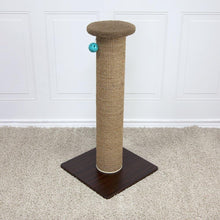 Load image into Gallery viewer, Compact 32" Tall Sisal Scratcher Post with Stable Base for Active Cats