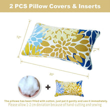 Load image into Gallery viewer, Versatile Decorative Lumbar Pillows - 12x20” Set for Any Indoor/Outdoor Space