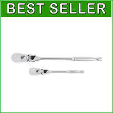 Load image into Gallery viewer, Versatile 84 Tooth Flex Head Ratchet Set - Enclosed Design for Durability