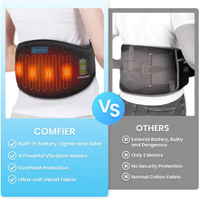 Load image into Gallery viewer, Soft Velvet Cordless Back Heating Pad - 58 Inches for Full Comfort &amp; Relaxation