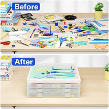 Load image into Gallery viewer, Compact 6 Pack Scrapbook Organizers with Frosted Cover Design - 12 x 12