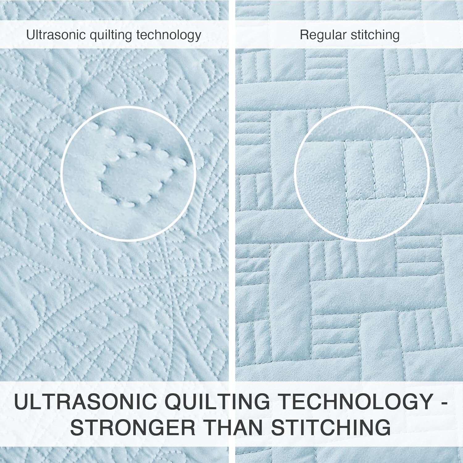 Durable and Stylish California King Size Quilt Set with Coin Pattern - 3 Pieces