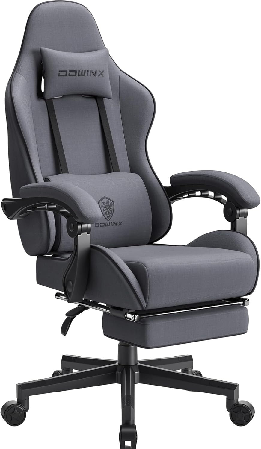 Gaming Chair with Footrest & Adjustable Height - Ultimate Comfort for Gamers