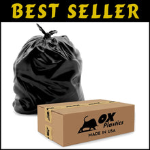 Load image into Gallery viewer, 200 Count 13 Gallon Tear-Resistant Black Trash Bags - Ideal for Yard Waste