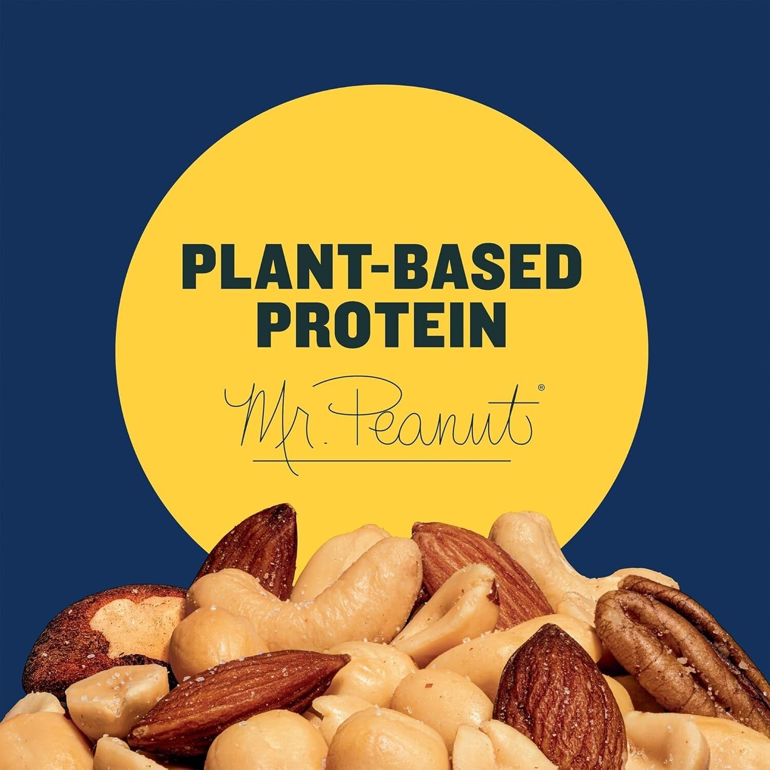 Crunchy Honey Roasted Mixed Nuts Canister - 5g Protein & 50% Less Sodium