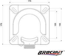 Load image into Gallery viewer, Lightweight Boat Seat Swivel Mount with Secure Removable Bracket - Universal Fit
