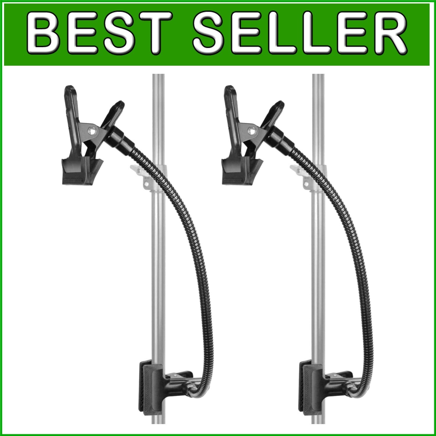 Flexible Gooseneck Light Stands with Heavy-Duty Magic Clamps for Photographers