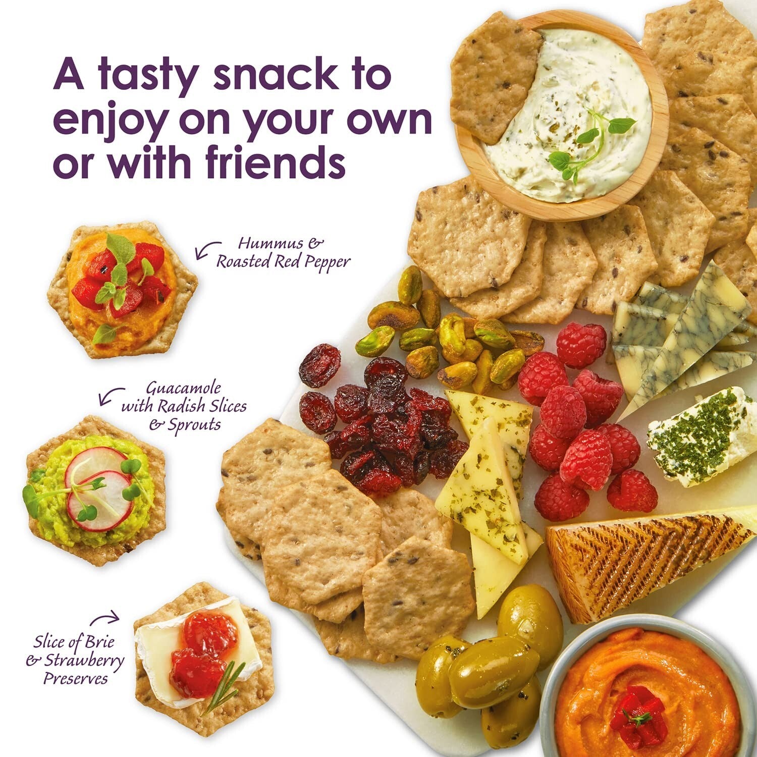 4 Oz Multi-Seed Original Crackers - Gluten-Free & Non-GMO, Pack of 12