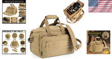 Load image into Gallery viewer, Multi-Functional Pistol Carrying Bag with Lockable Zipper &amp; Comfortable Strap
