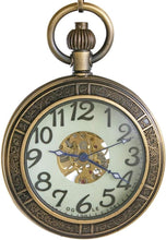 Load image into Gallery viewer, Elegant Silver Pocket Watch - Waterproof, Self-Winding &amp; Luminous Dial - 48mm