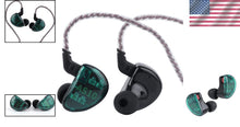 Load image into Gallery viewer, Cyan In-Ear Headphones with Exceptional Bass and Sound Isolation - Adult Use