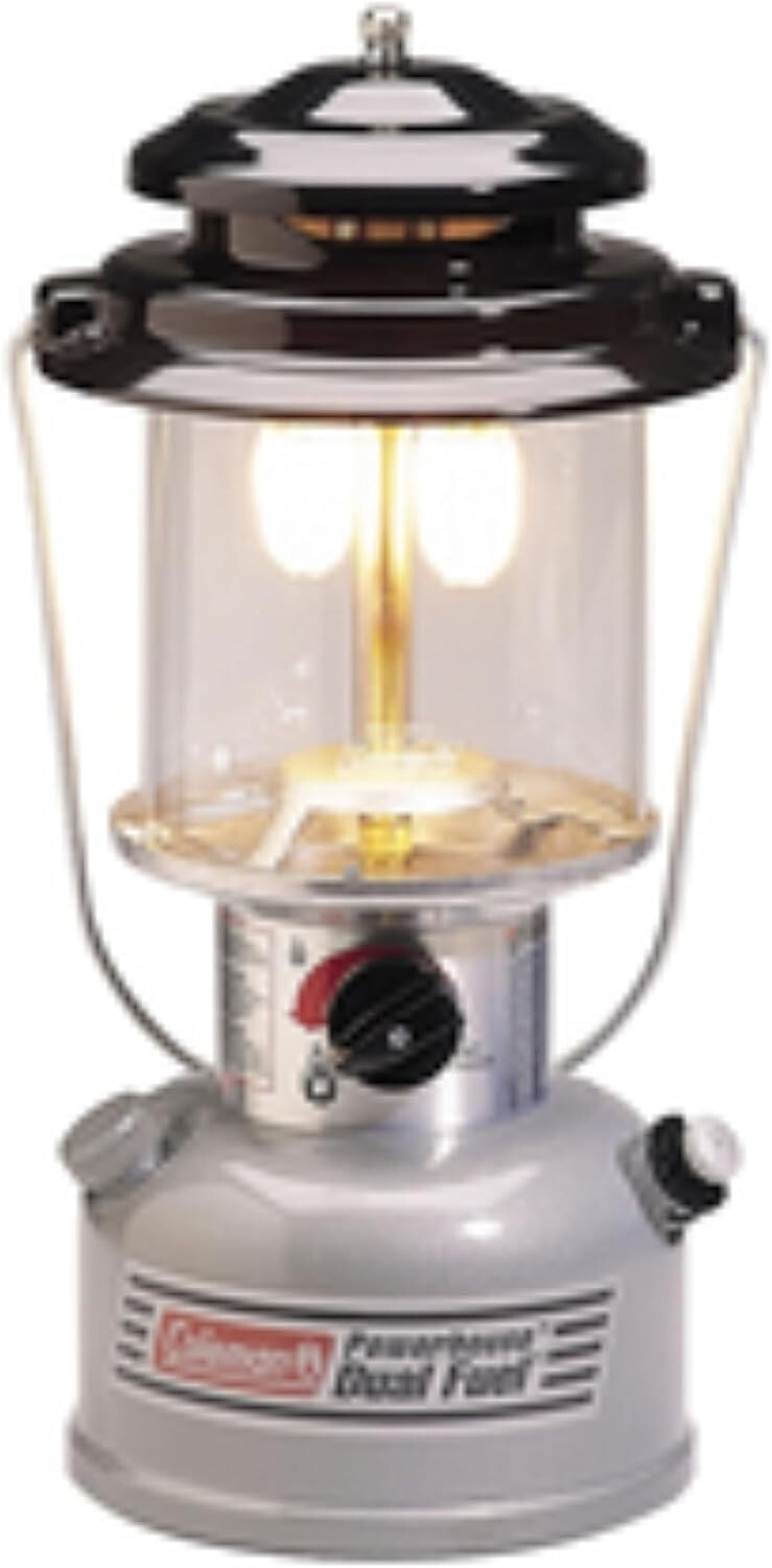 Portable Dual-Fuel Lantern: 800 Lumens, 20-Hour Operation & Easy Carry Handle