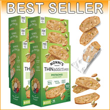 Load image into Gallery viewer, Pistachio Almond Thin Cookies - Individually Wrapped &amp; Low-Calorie Delights