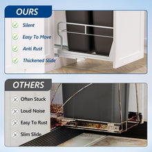 Load image into Gallery viewer, Heavy-Duty Dual Pull-Out Trash Can Kit with Soft-Close for Kitchen Organization
