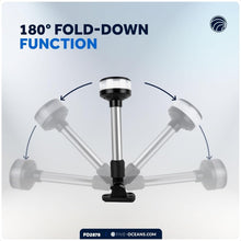 Load image into Gallery viewer, Bright 9-Inch LED Anchor Light with Clear Lens - Certified for Safe Navigation