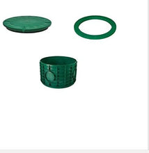 Load image into Gallery viewer, Durable 24x6 Riser Bundle for Septic Tanks - Includes Flat Lid &amp; Safety Screws