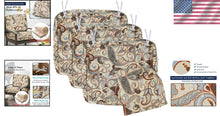 Load image into Gallery viewer, UV-Resistant Vintage Cushion Slip Covers with Ties - Fits 24x22x4 Inch Chairs