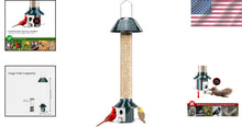 Load image into Gallery viewer, PestOff 2.0 Squirrel-Proof Wild Bird Feeder - 4lbs Capacity, Weatherproof Green