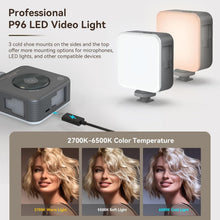 Load image into Gallery viewer, Compact Video Rig for iPhone with Microphone, LED Light &amp; Adjustable Features