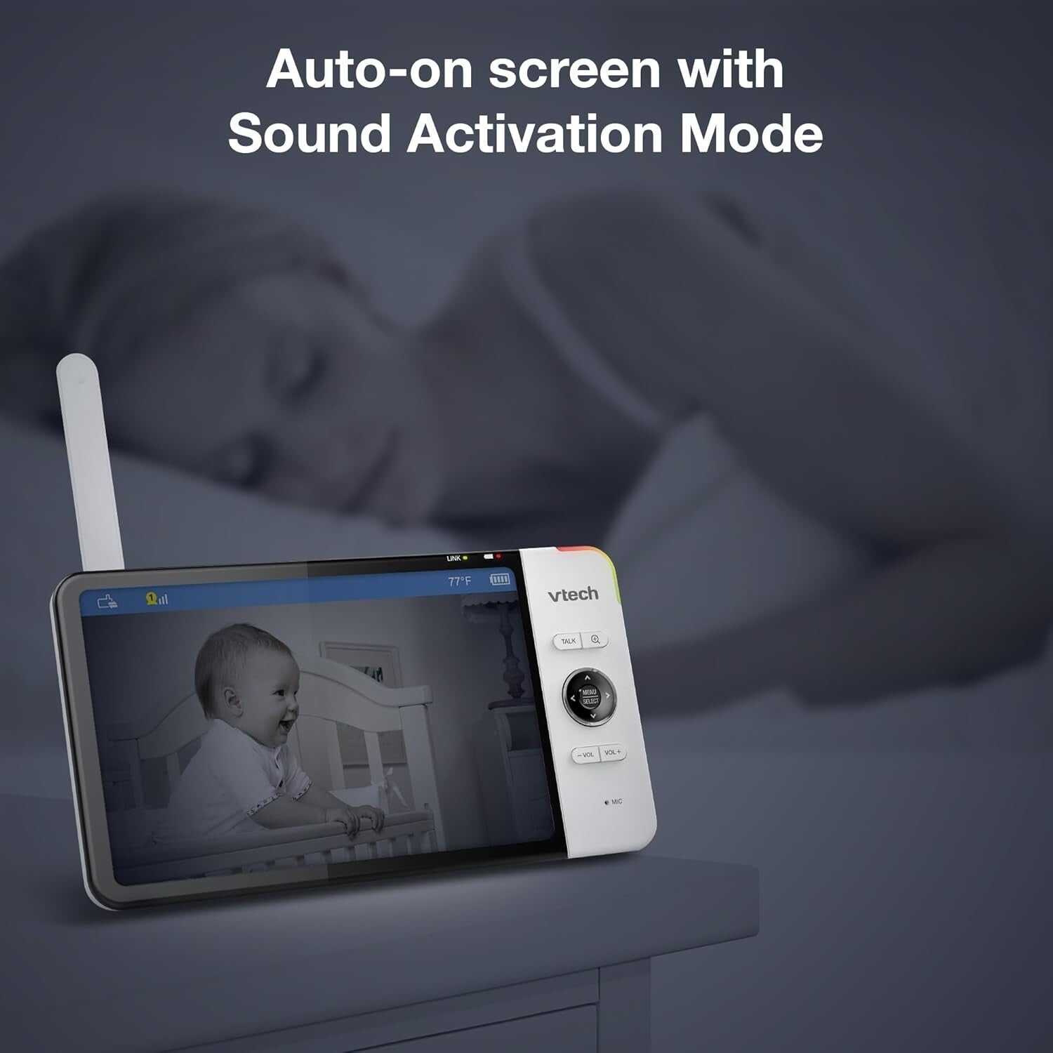 Baby Monitor with 7" Screen, Pan & Tilt Cameras, 1000ft Range - Ultimate Safety