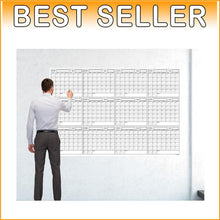 Load image into Gallery viewer, Massive 48in x 72in Dry Erase Calendar - Ideal for Academic and Office Use