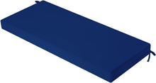 Load image into Gallery viewer, Stylish Waterproof Patio Bench Cushion with Memory Foam - Secure Ties, 42x18