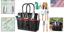 Load image into Gallery viewer, Fashionable 9-Piece Gardening Tools with Durable Tote Bag - Ideal Gift for Women