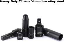 Load image into Gallery viewer, Versatile Impact Socket Set: 70 Pieces with Ratchet &amp; Adapters - 1/2-Inch Drive