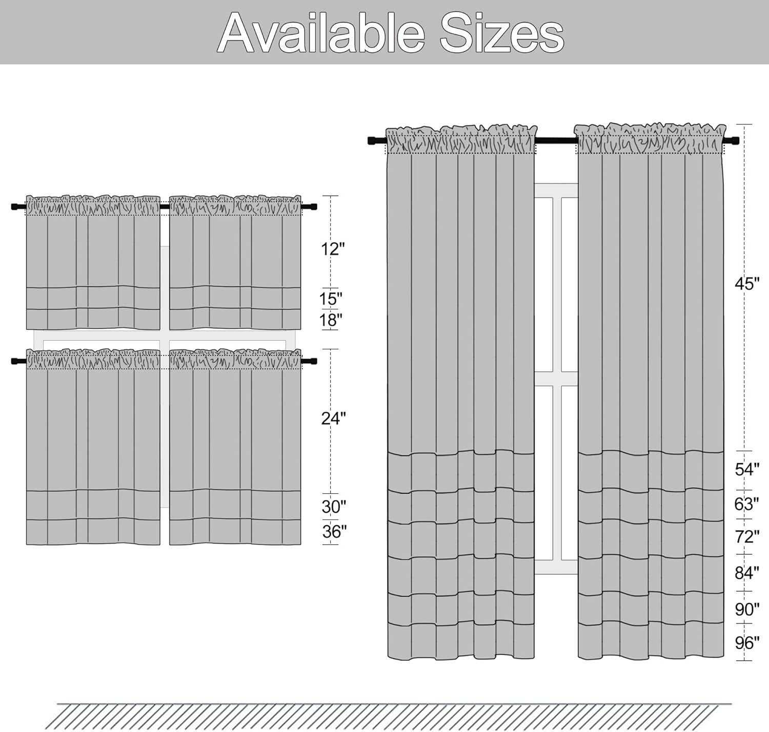 Elegant Navy Blue Blackout Drapes 84” Long, 60” Wide - Perfect for Modern Rooms