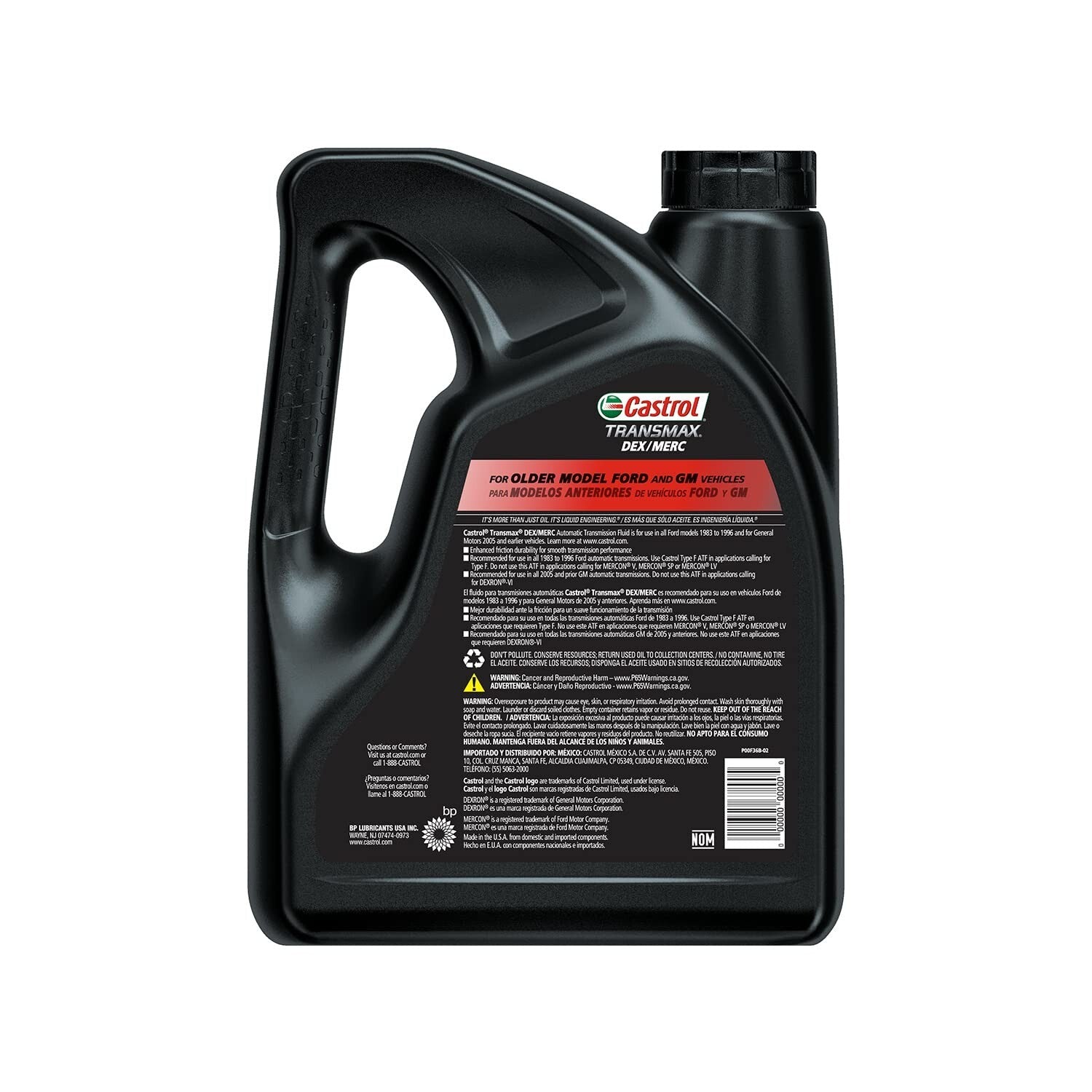 Heavy-Duty 1 Gallon DEX/MERC ATF for Ford & GM - 3-Pack for Optimal Vehicle Care