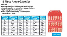 Load image into Gallery viewer, Professional 18-Piece Angle Gage Set for Accurate Machining and Inspections