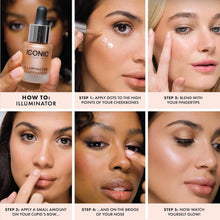 Load image into Gallery viewer, Liquid Highlighter Drops - Radiant Champagne Shimmer for Ethical Makeup Lovers