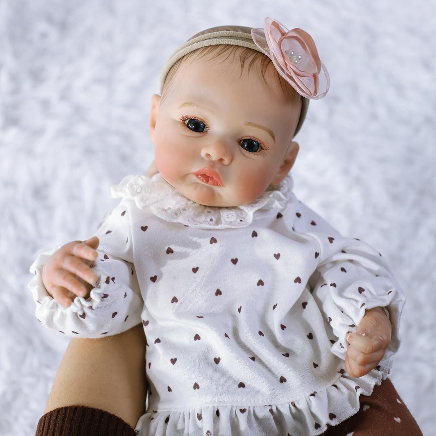 Lifelike 18-Inch Newborn Reborn Baby Doll Girl - Safe for Kids 3+ Gift Set