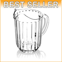 Load image into Gallery viewer, Large Capacity 60 oz Clear Plastic Pitchers for Restaurants - 12 Count