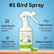 Load image into Gallery viewer, Natural Aloe Vera Bird Spray 2-Pack – Safe, Odor-Free Mist for Healthy Feathers