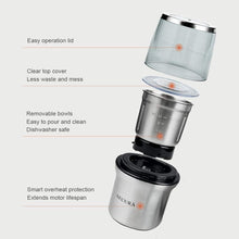 Load image into Gallery viewer, Effortless Grinding: Electric Coffee and Herb Grinder with Precision Control