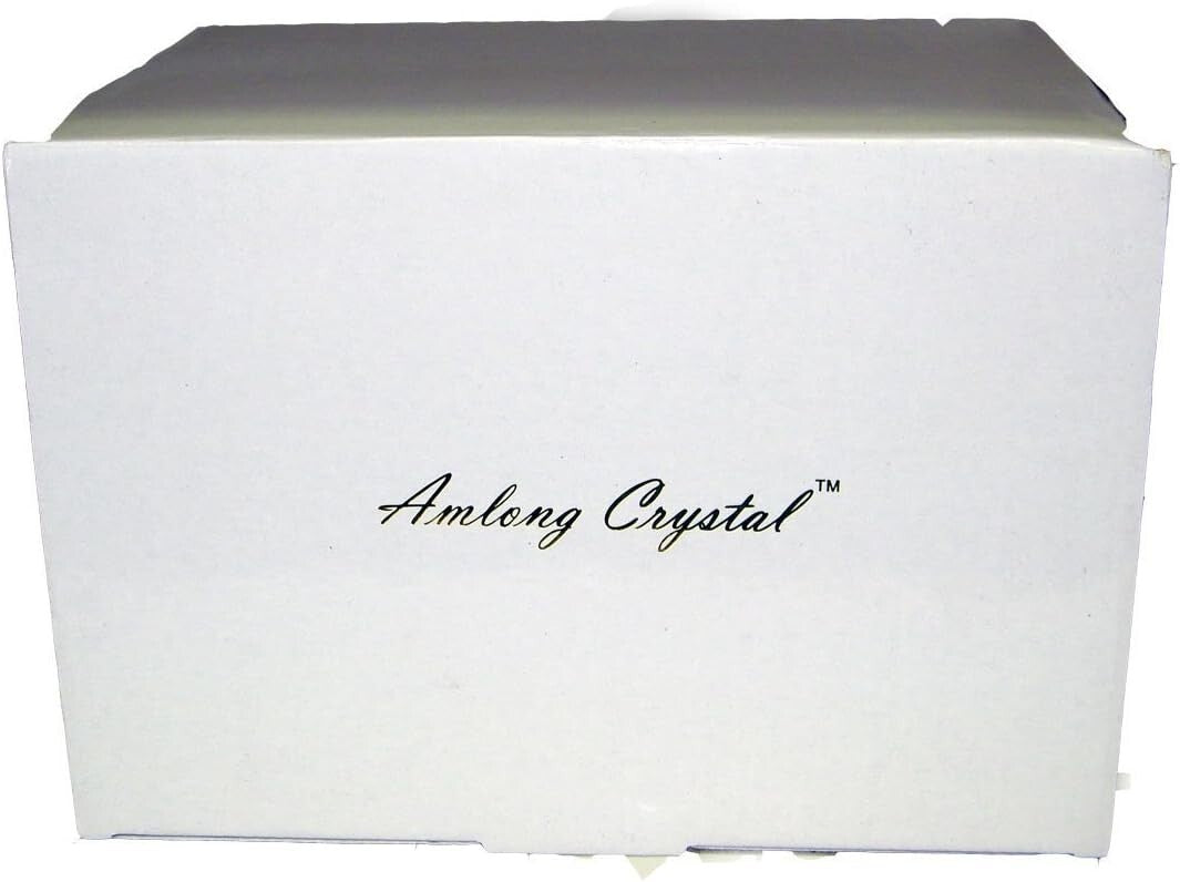 Classic 6" Clear Crystal Ball - Handmade Decorative Piece for Home and Feng Shui