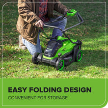 Load image into Gallery viewer, Powerful 40V 14'' Push Mower - Includes 4.0Ah Battery &amp; Charger, 3 Year Warranty