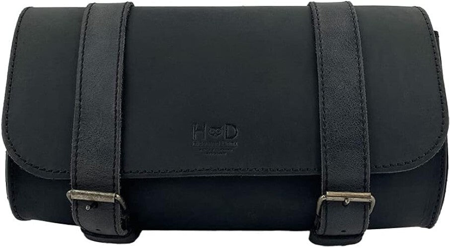 Elegant Tool Organizer for Bikes: Leather Handlebar Pouch with Lifetime Warranty