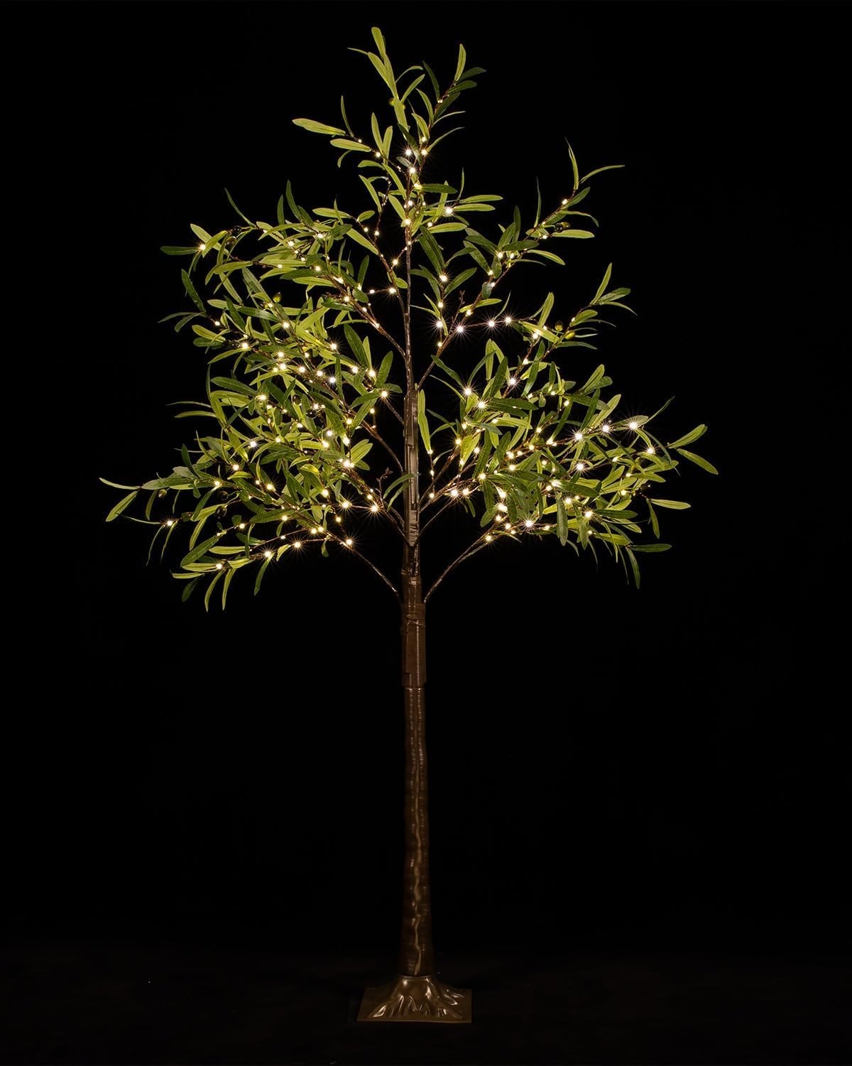Dimmable Waterproof Olive Tree - 6ft of Warm White LED Elegance for Any Occasion