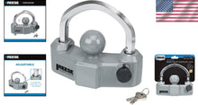 Load image into Gallery viewer, Premium Heavy-Duty Trailer Coupler Lock for 1-7/8, 2, and 2-5/16 Couplers