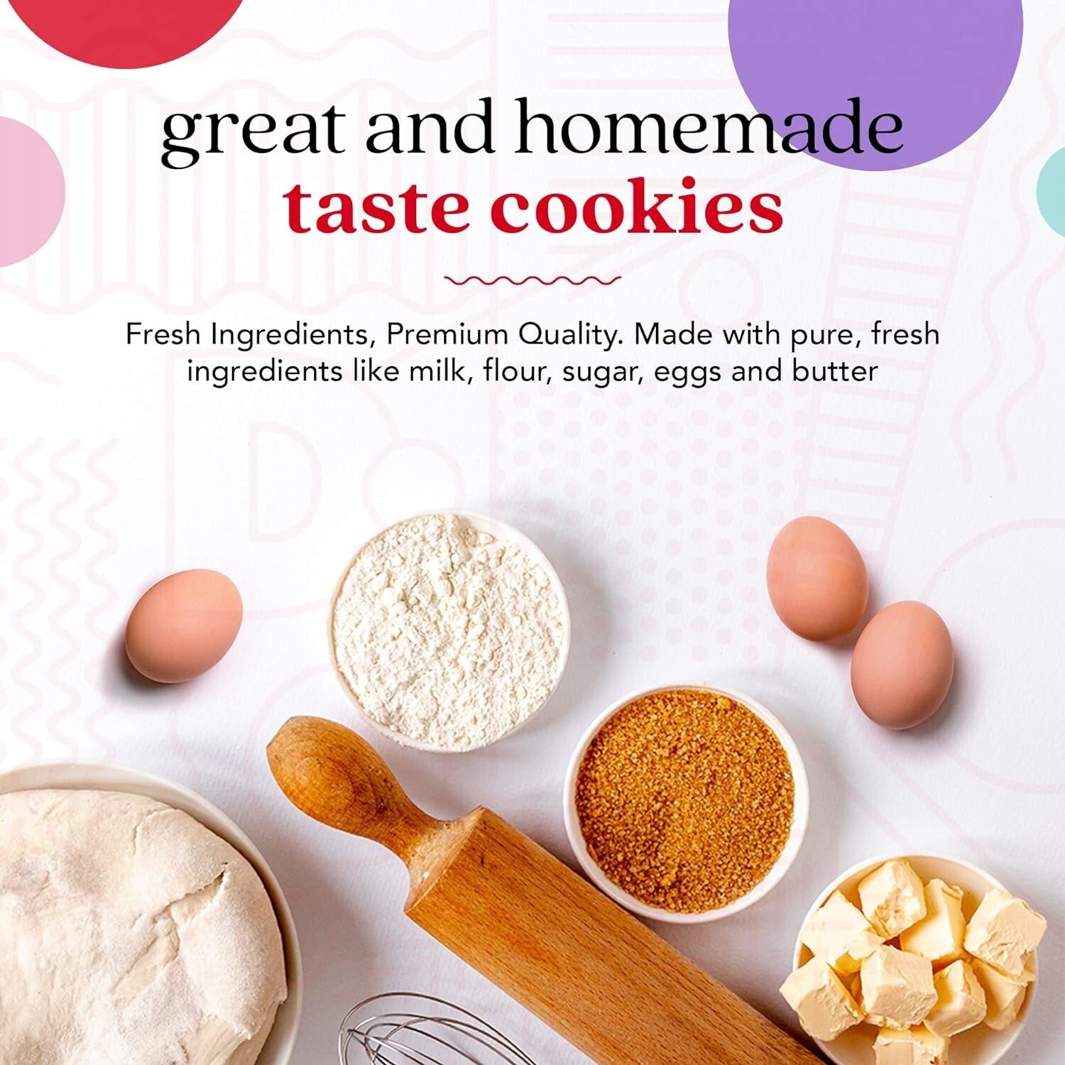 Time-Saving 64 Count Gluten-Free Chocolate Chip Cookie Dough Bites for Snacking