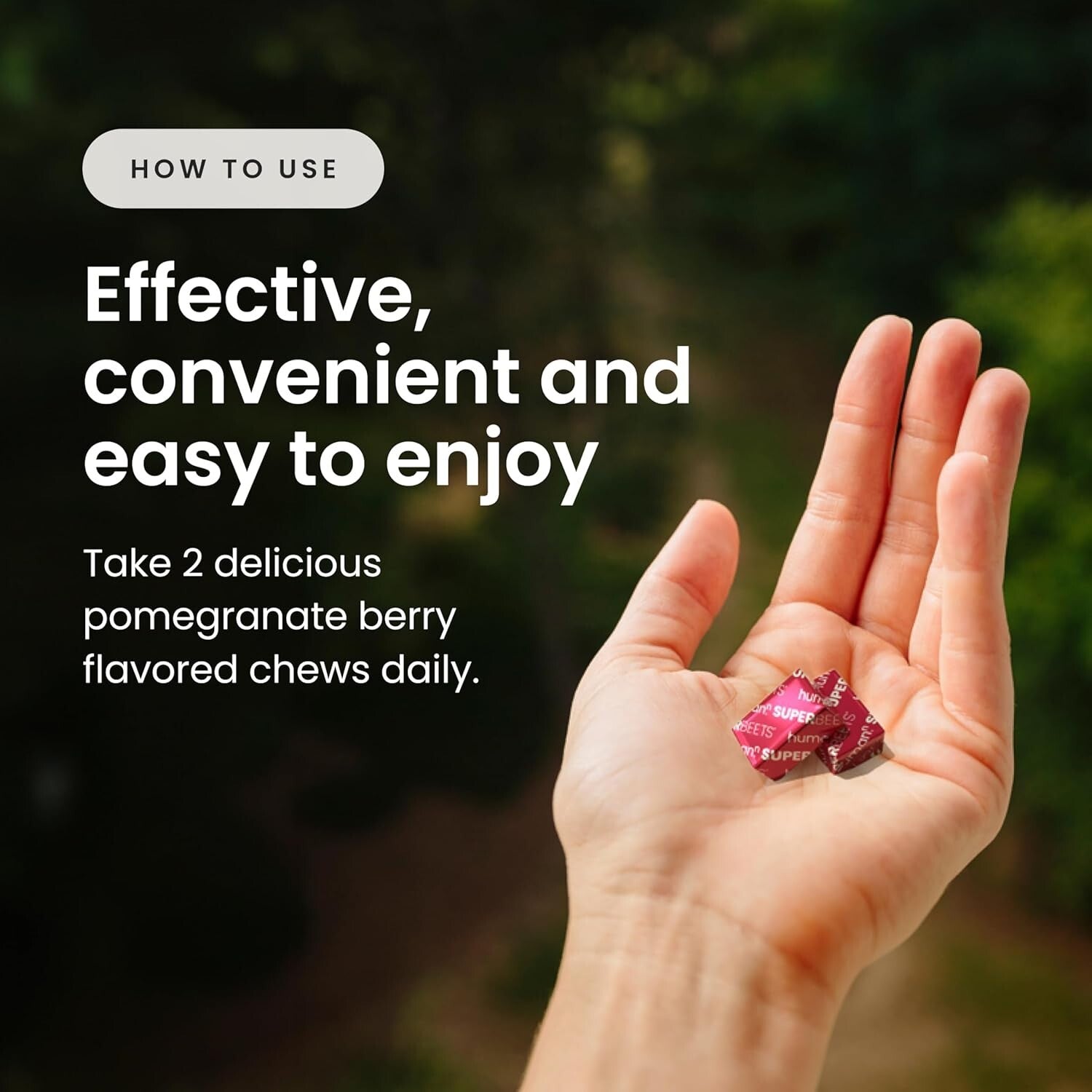 Convenient SuperBeets Chews - 180 Count for Blood Pressure & Energy Support