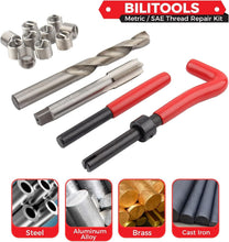 Load image into Gallery viewer, Efficient SAE Thread Repair Kit - 131-Piece Set for Automotive and Plumbing